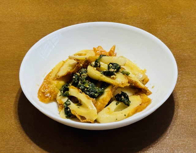 簡単！ちくわと大葉無限ごま和え