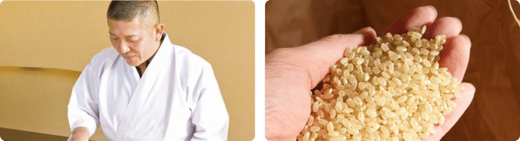 foodable炊飯器と銘柄米でおにぎり
